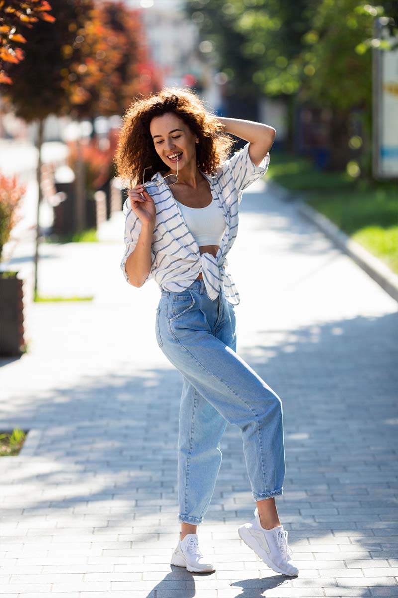 Look Jeans Claro Feminino