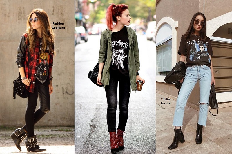 look rock feminino 