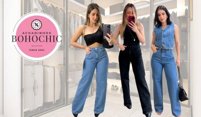 Calças wid led jeans - Achadinhos Bohochic