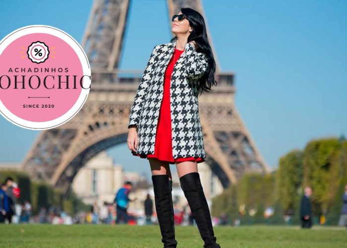 estampa pied de poule - Achadinhos Bohochic