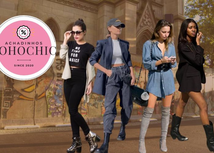 look com bota - Achadinhos Bohochic