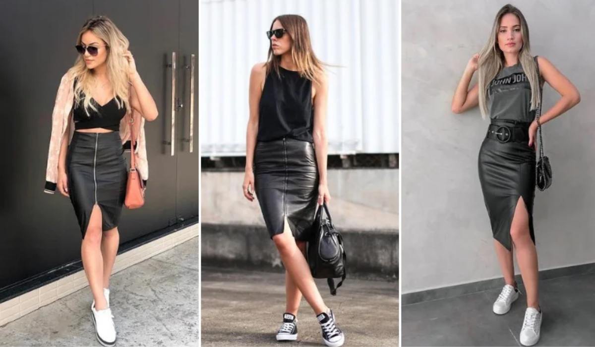 Roupas de couro feminina - Achadinhos Bohochic 