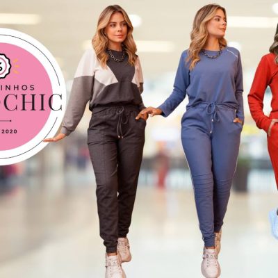 Look moleton feminio - Achadinhos Bohochic