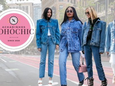 Jaqueta jeans oversized - Achadinhos Bohochic