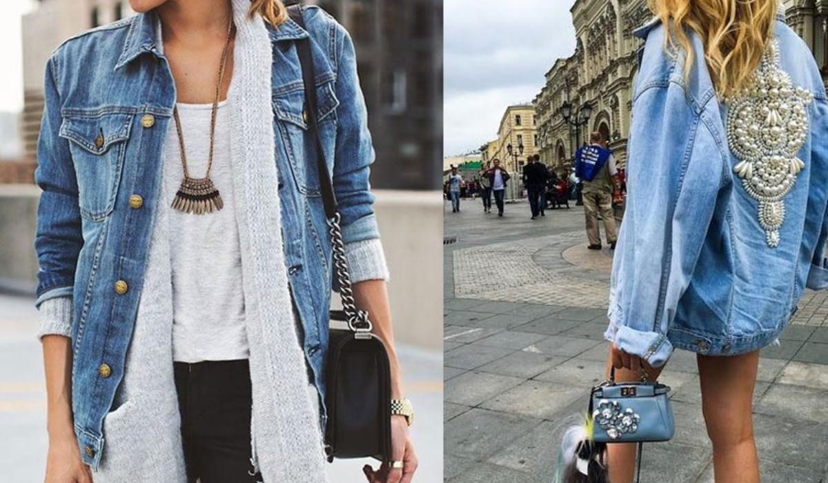 Jaqueta jeans oversized - Achadinhos Bohochic