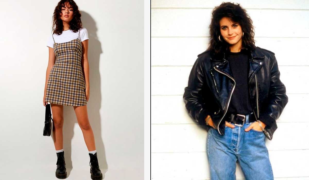 looks rock anos 90 e looks vestidos anos 90 