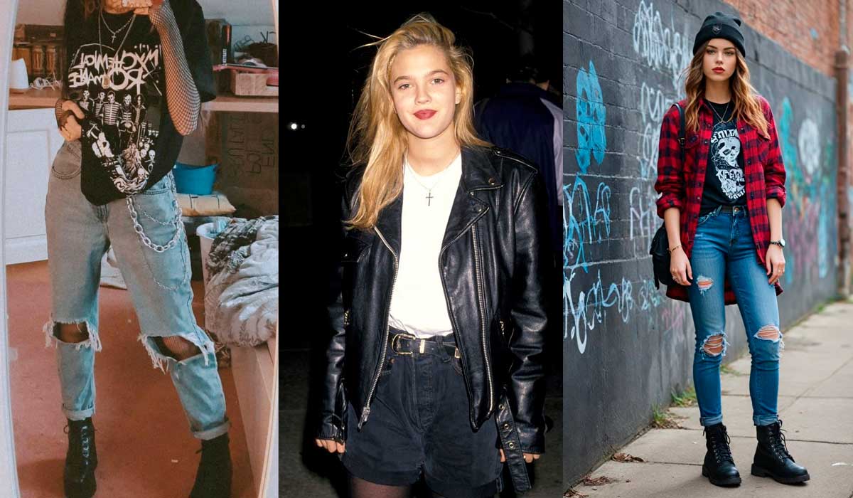 roupas femininas grunge anos 90 achadinhos bohochic