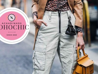 Calça cargo feminina - Achadinhos Bohochic
