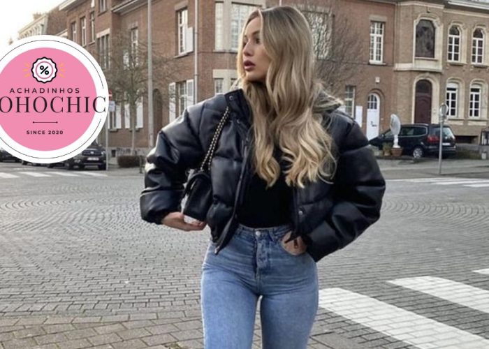 Jaqueta puffer feminina - Achadinhos Bohochic