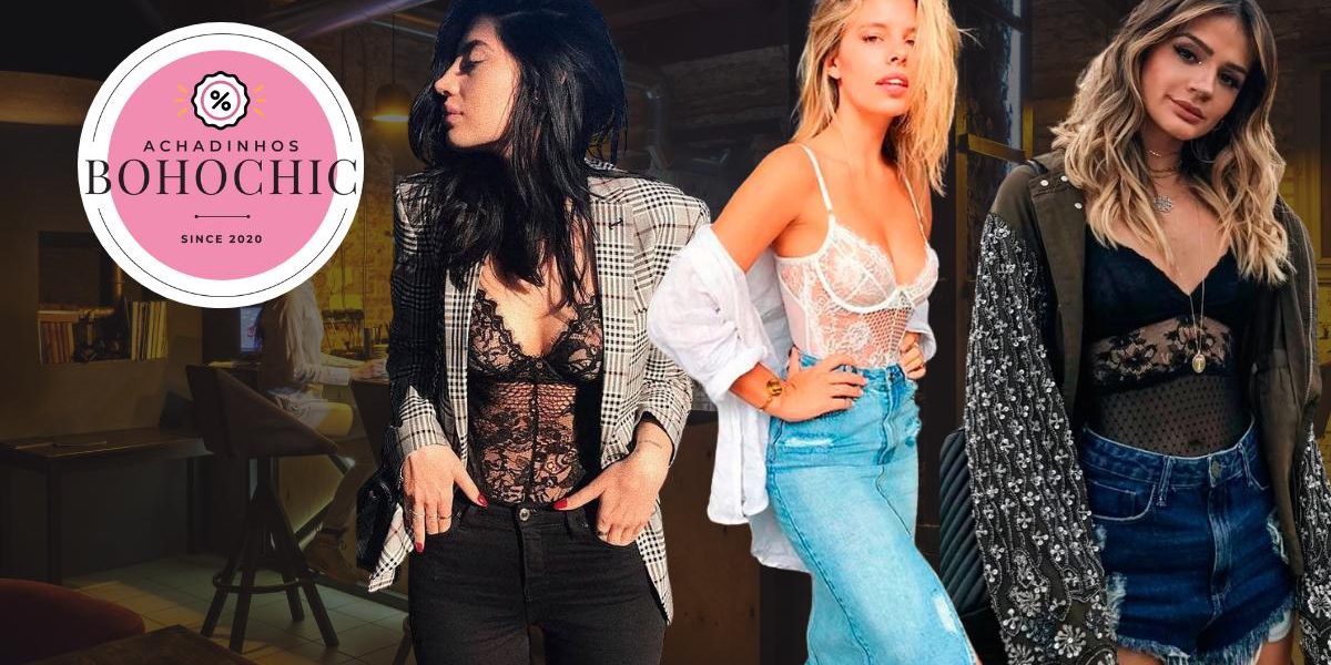 Body de renda - Achadinhos Bohochic