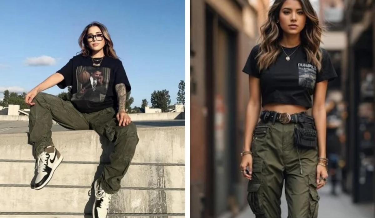 Calça cargo feminina - Achadinhos Bohochic 