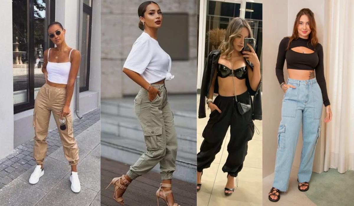 Calça cargo feminina - Achadinhos Bohochic 