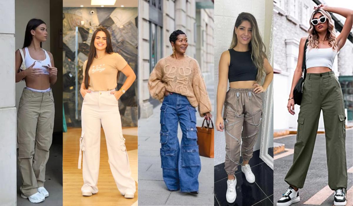 Calça cargo feminina - Achadinhos Bohochic 
