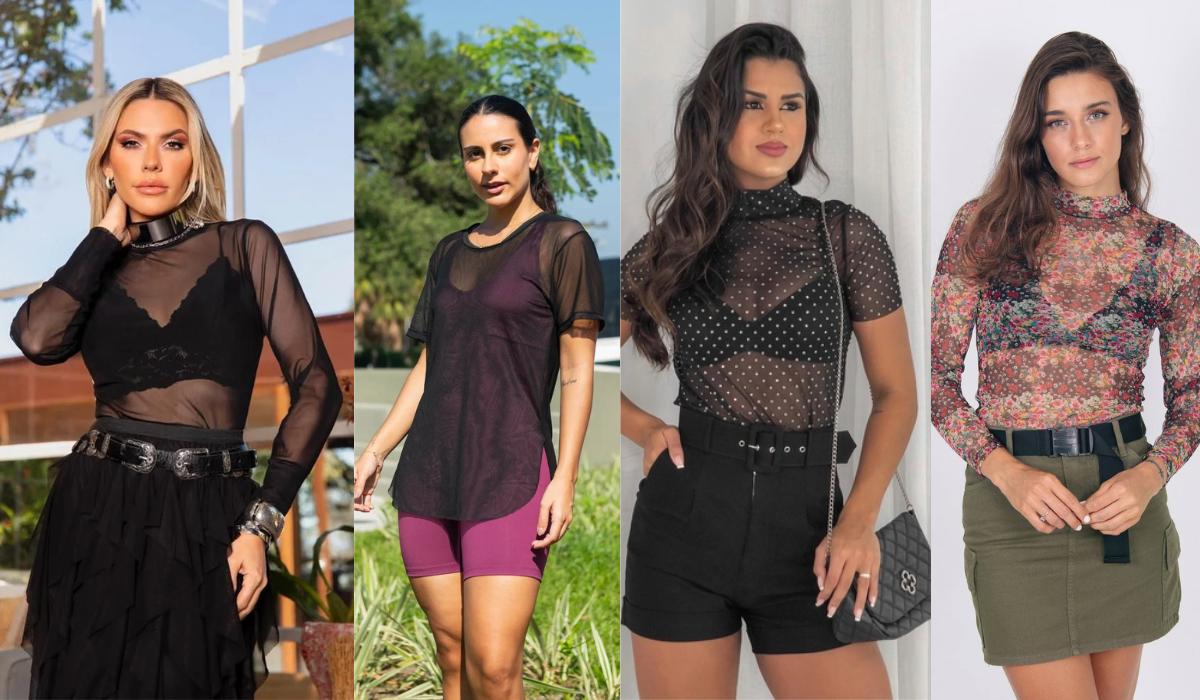 blusa de tule - achadinhos bohochic 