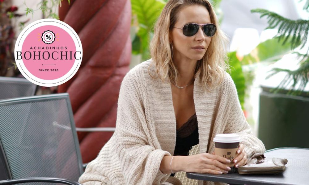 Cardigan Oversized - Achadinhos Bohochic
