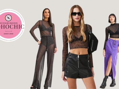 Looks transparentes - Achadinhos Bohochic