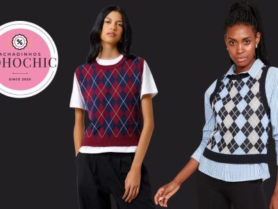 Xadrez Argyle - Achadinhos Bohochic