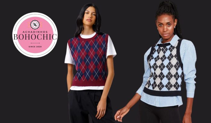 Xadrez Argyle - Achadinhos Bohochic