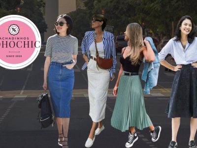 Saia midi - Achadinhos Bohochic