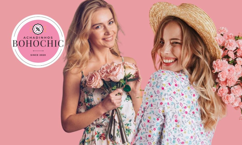 estampa floral - achadinhos bohochic
