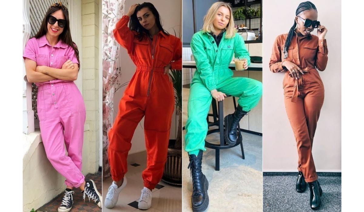 Macacão utilitário feminino -Achadinhos Bohochic