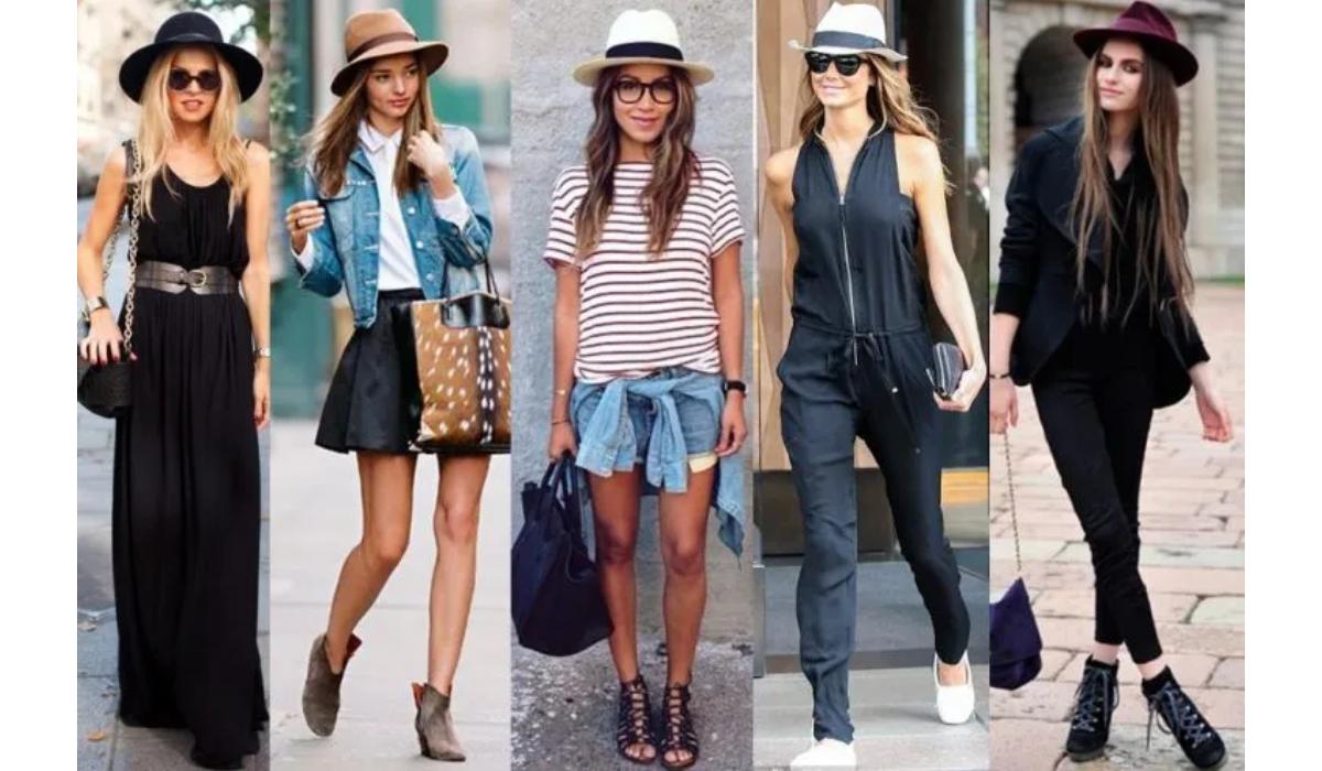 Looks com chapéu feminino - Achadinhos Bohochic 