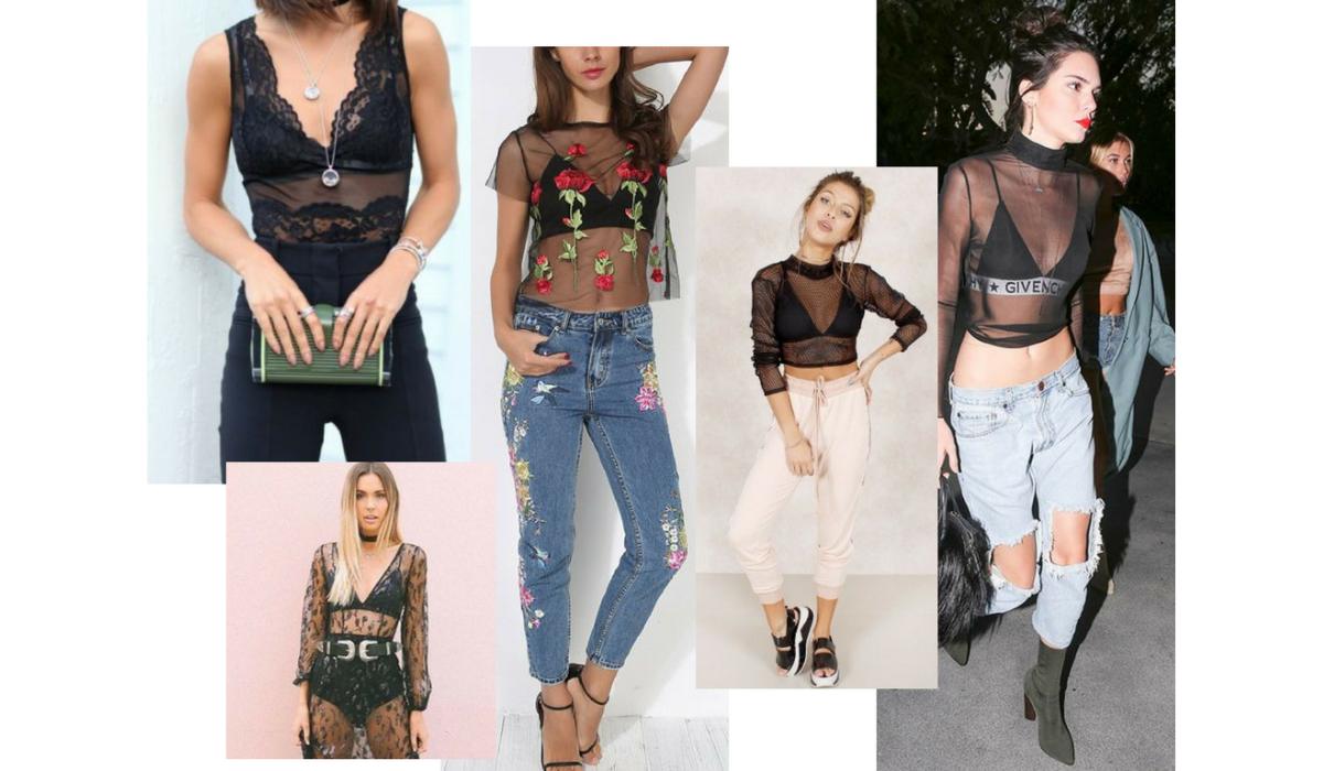 Looks transparentes - Achadinhos Bohochic