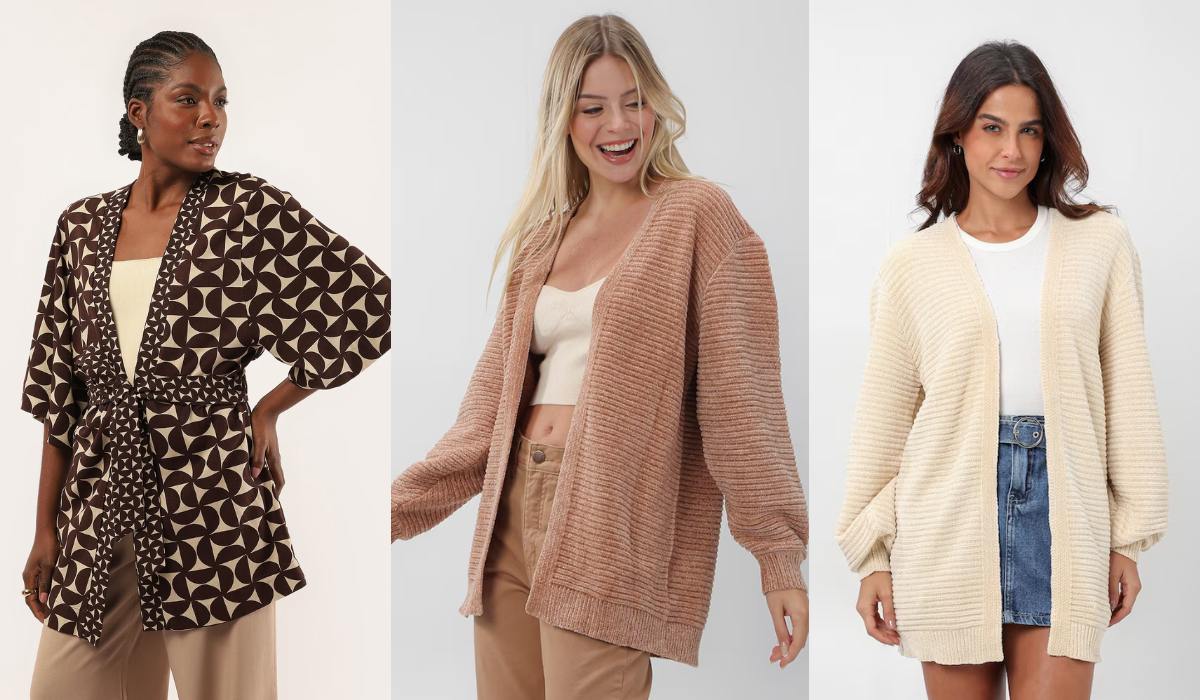 Cardigan Oversized  - Achadinhos Bohochic