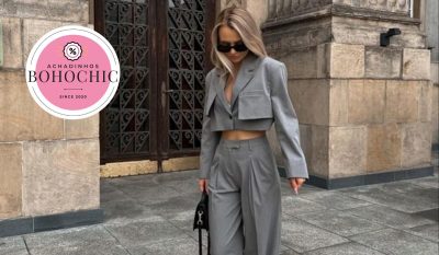 Blazer cropped - Achadinhos Bohochic