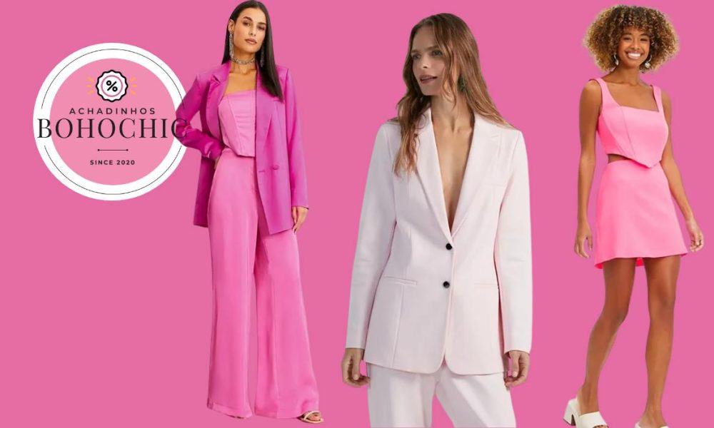 Looks outubro rosa - Achadinhos Bohochic