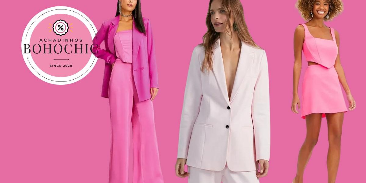 Looks outubro rosa: estilo e consciência! Looks outubro rosa - Achadinhos Bohochic