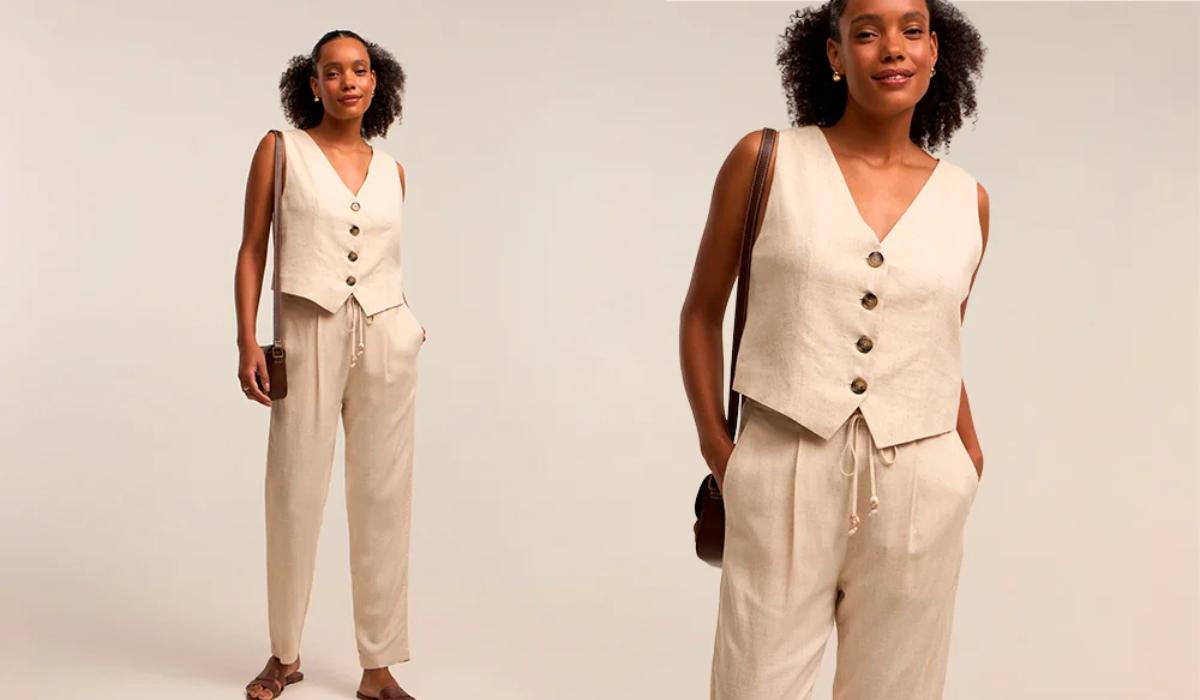 Tecido de linho - Achadinhos Bohochic