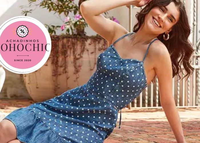 Vestido curto feminino - Achadinhos Bohochic