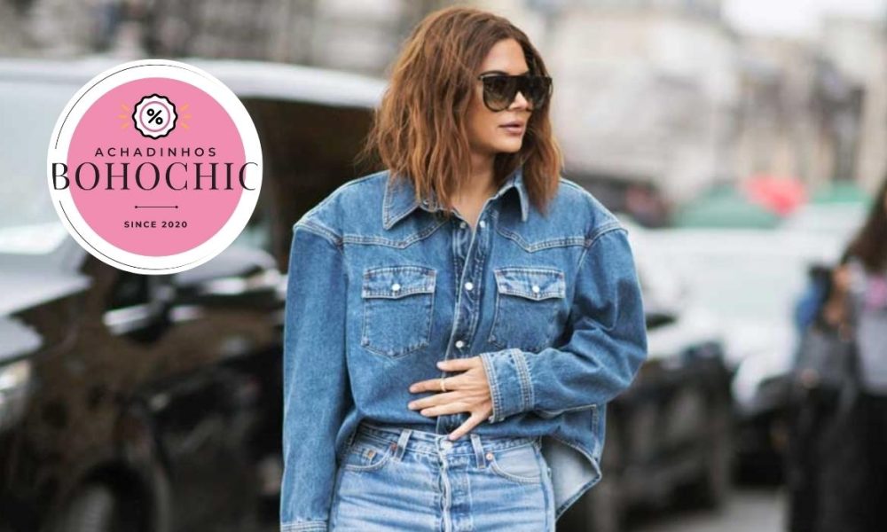 Jaqueta jeans feminina - Achadinhos Bohochic