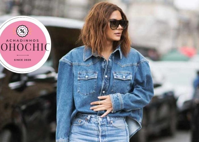 Jaqueta jeans feminina - Achadinhos Bohochic