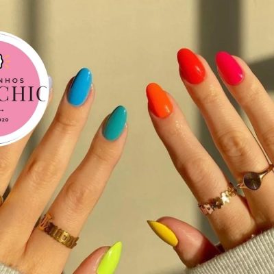 Unhas coloridas - Achadinhos Bohochic