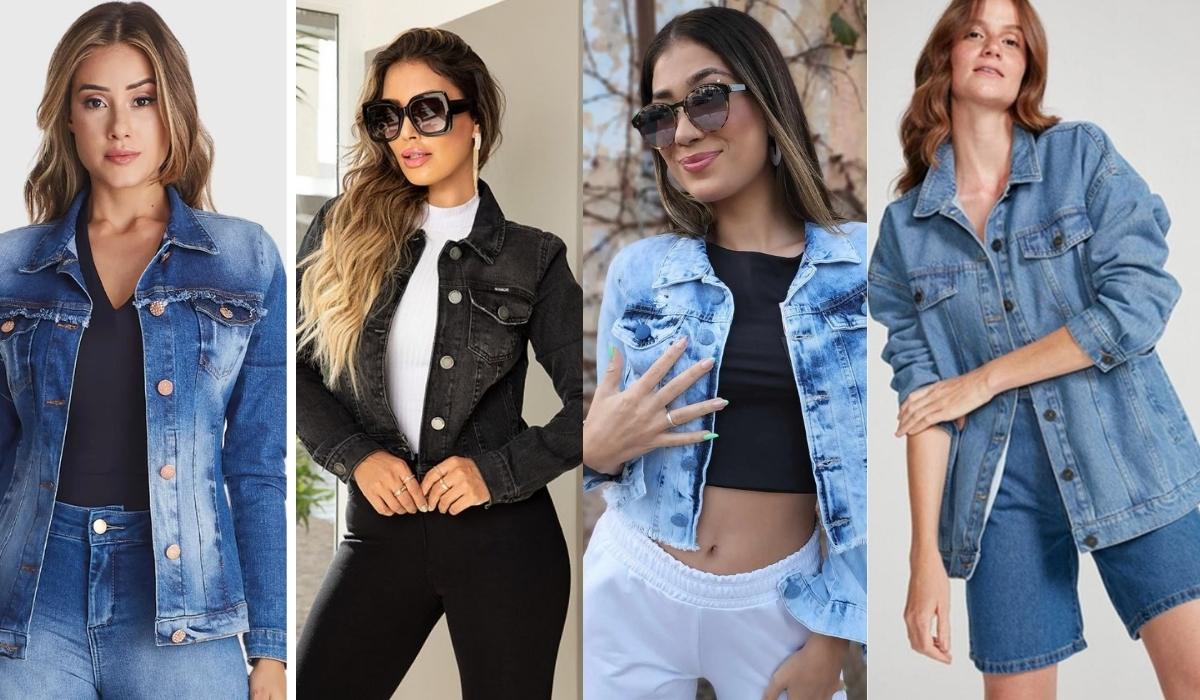 Jaqueta jeans feminina - Achadinhos Bohochic