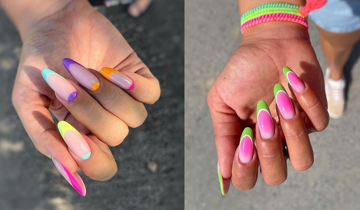 Unhas coloridas - Achadinhos Bohochic 