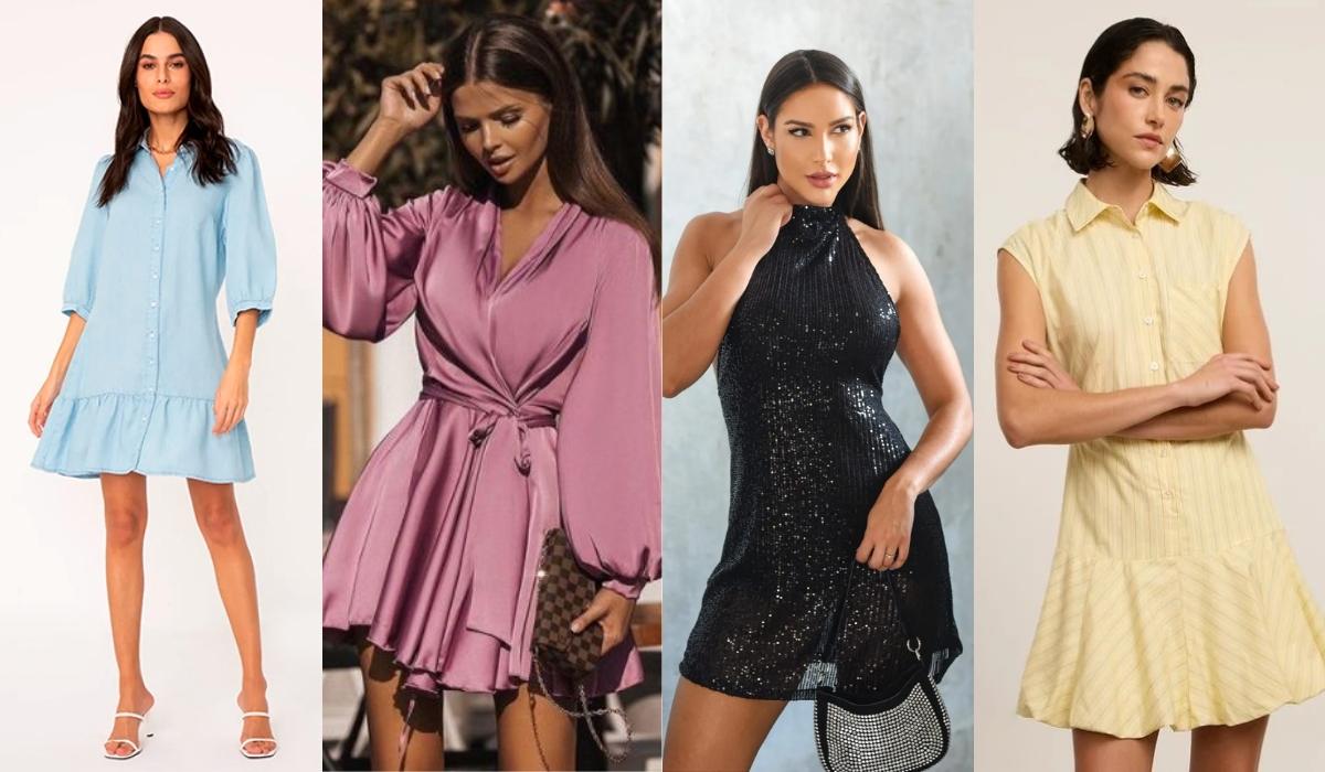 Vestido curto feminino - Achadinhos Bohochic