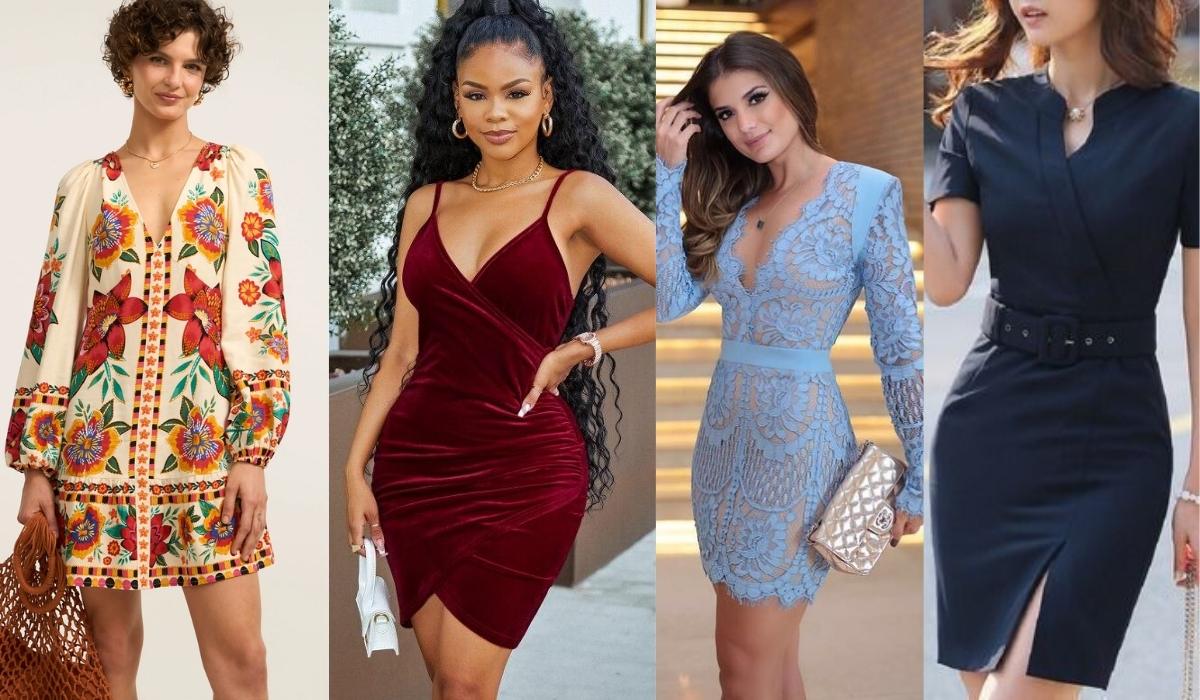 Vestido curto feminino - Achadinhos Bohochic