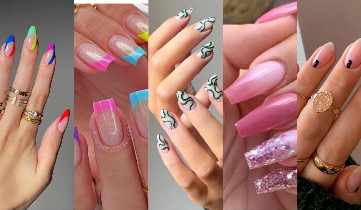 Unhas coloridas - Achadinhos Bohochic 