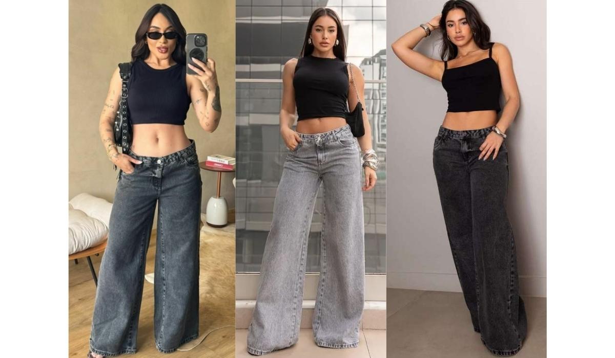 Calça cintura baixa - Achadinhos Bohochic 