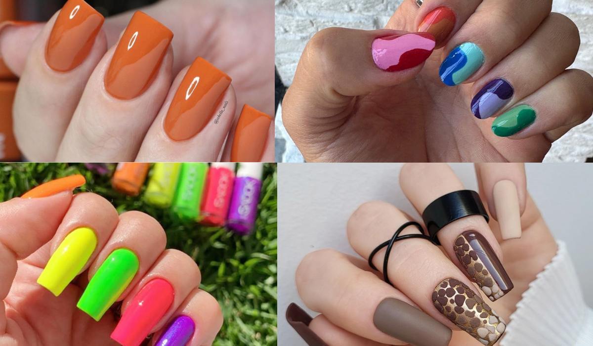Unhas coloridas - Achadinhos Bohochic 