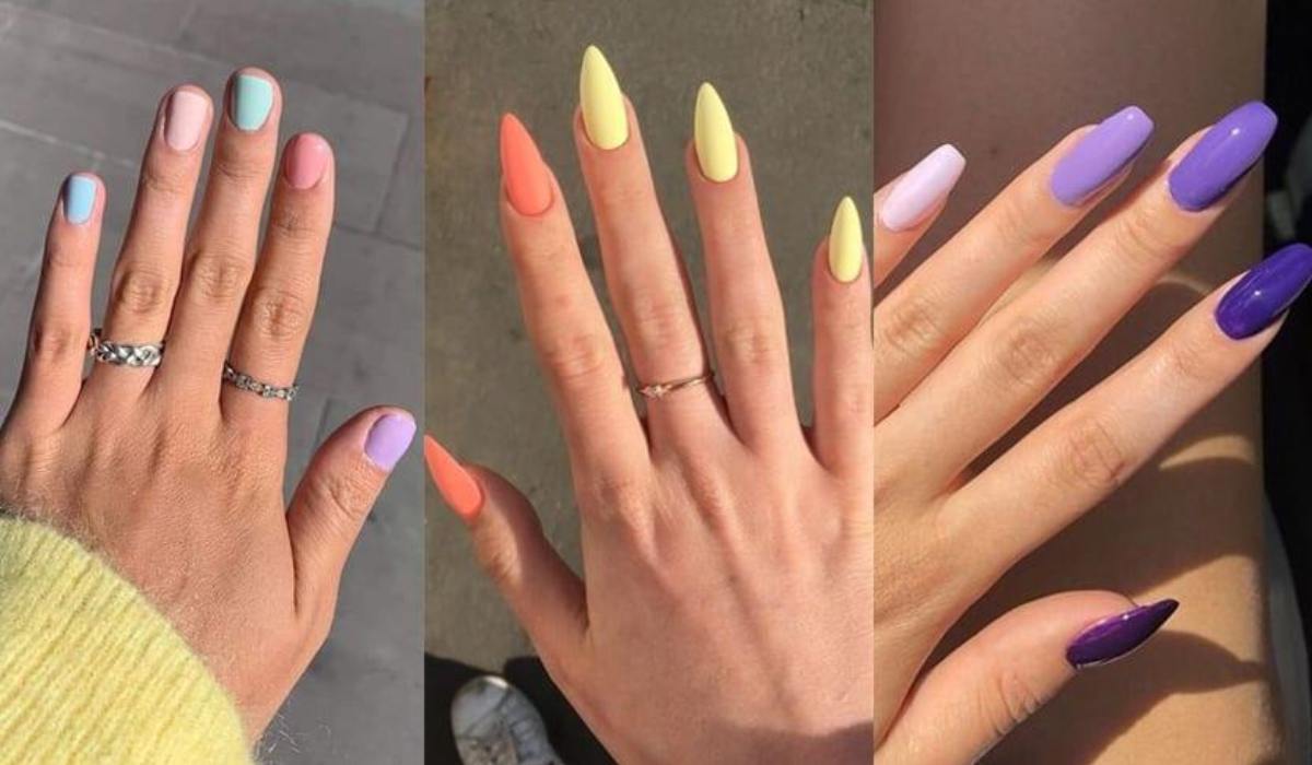 Unhas coloridas - Achadinhos Bohochic 