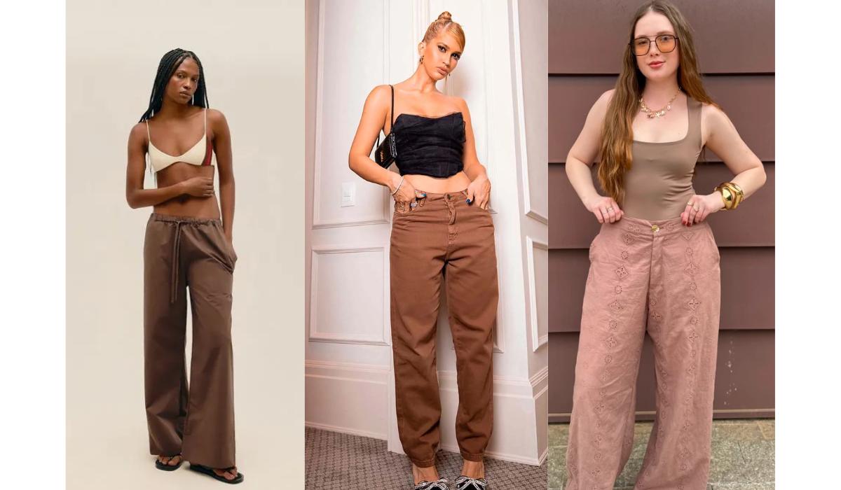 Calça cintura baixa - Achadinhos Bohochic 