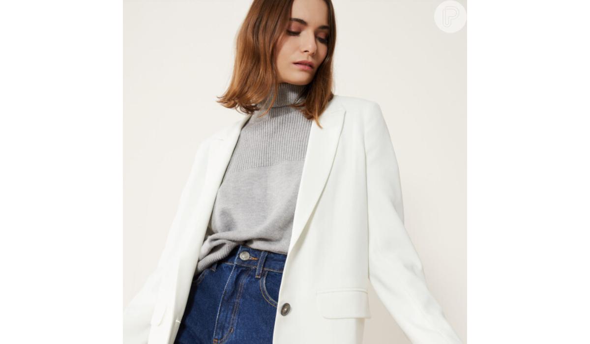 blazer feminino alfaiataria - Achadinhos Bohochic