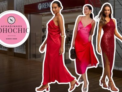 Vestido vermelho Renner longo - Achadinhos Bohochic