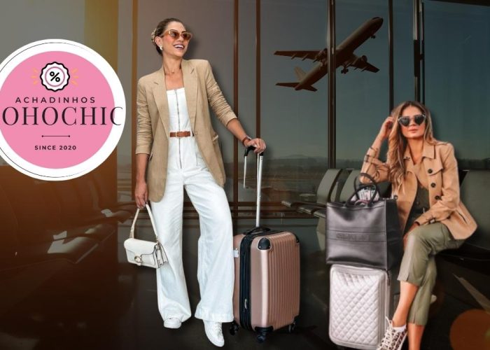 Look aeroporto feminino - Achadinhos Bohochic