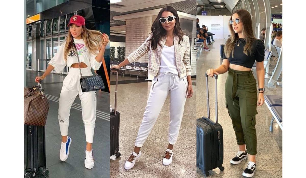 Look aeroporto feminino - Achadinhos Bohochic 