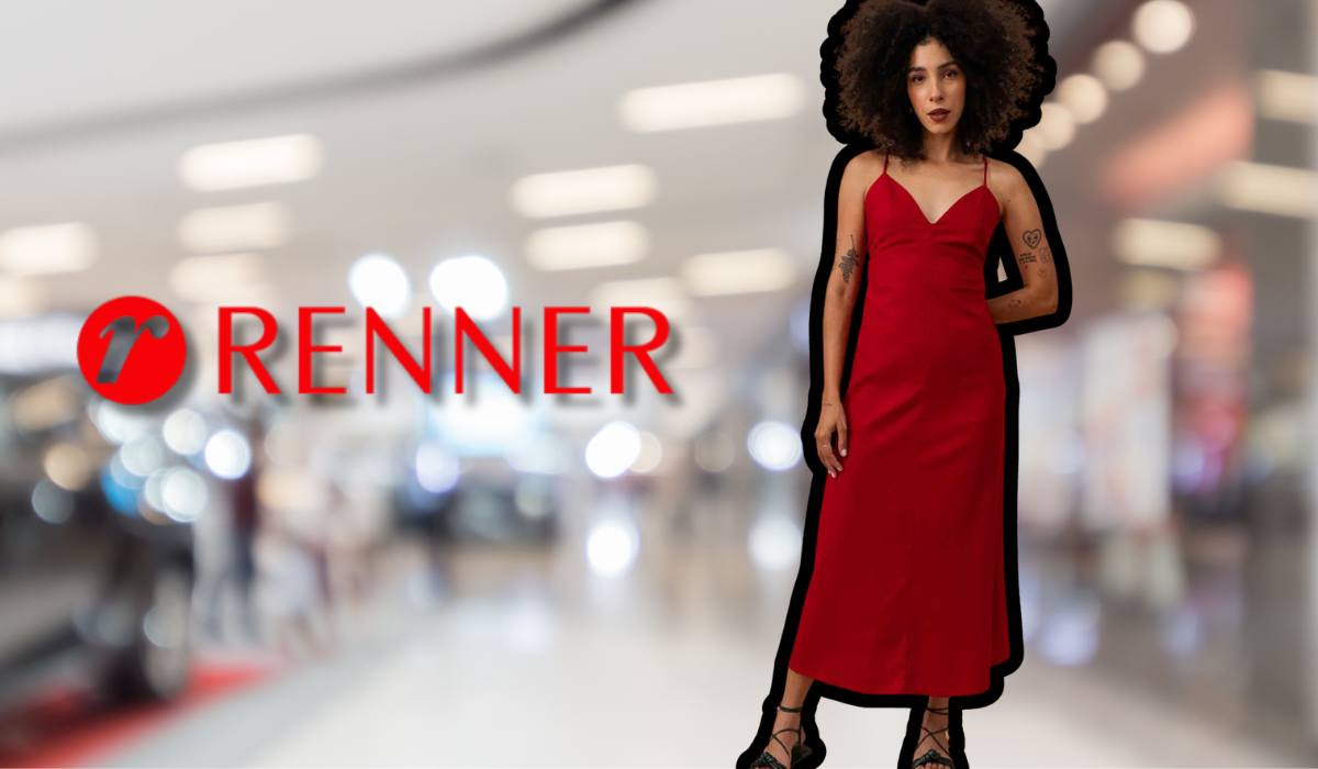 Vestido vermelho Renner longo - Achadinhos Bohochic